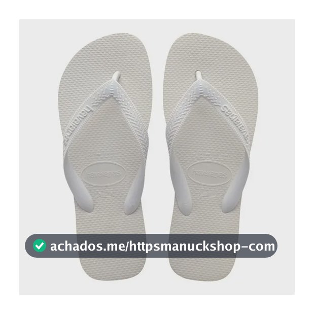 Chinelo Unissex Top Havaianas Liso Branco