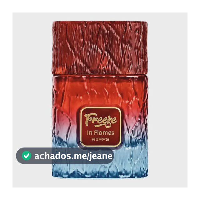Freeze In Flames Riiffs Extrait De Parfum 100ml - Lançamento
