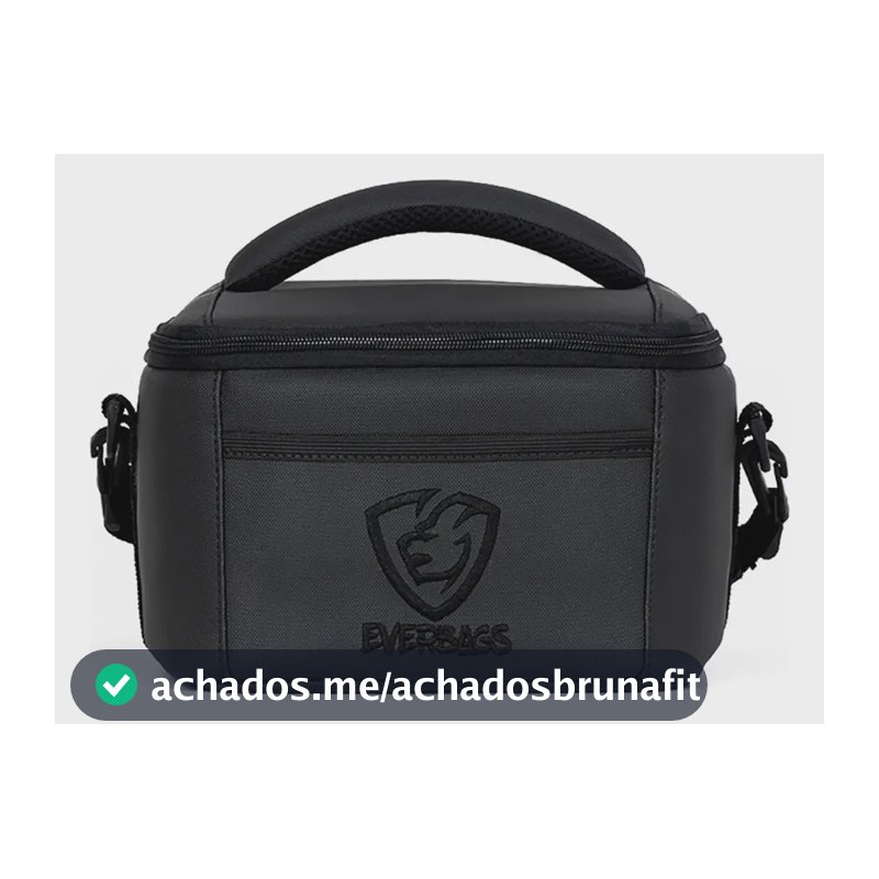 Bolsa Térmica Porta Marmita Everbags Fit, para Refeição de 7 Litros e Unissex