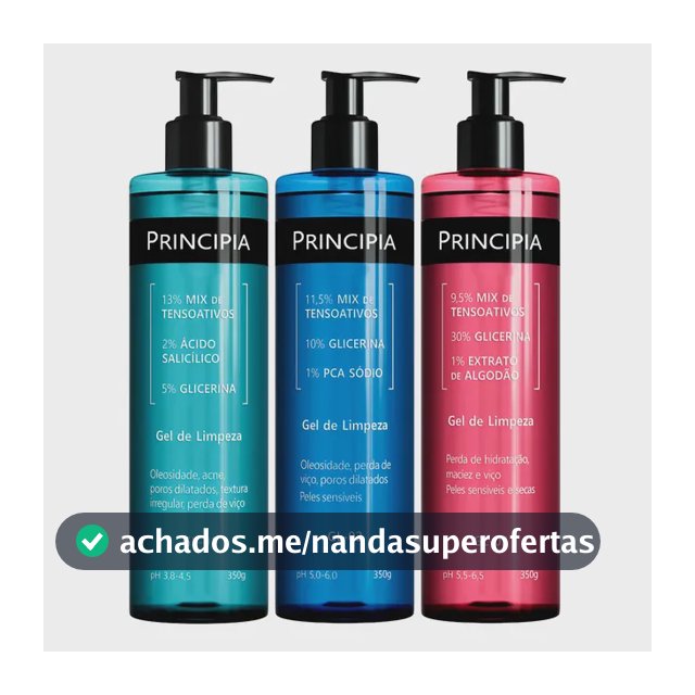 Principia Kit Trio Limpeza Facial Personalizada