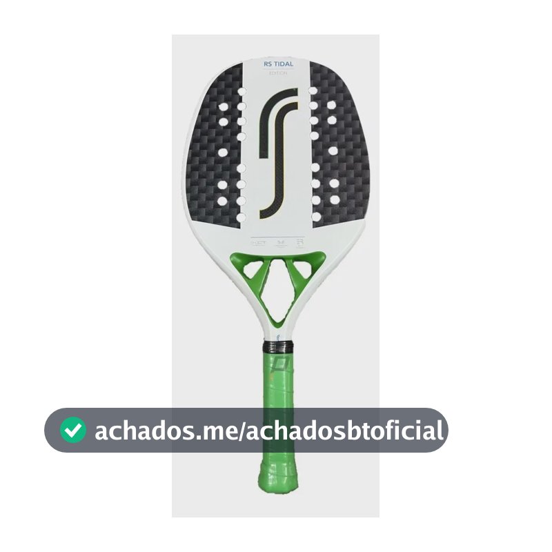 Raquete Beach Tennis Robin Soderling Rs Tidal Edition Cor Branco/Verde