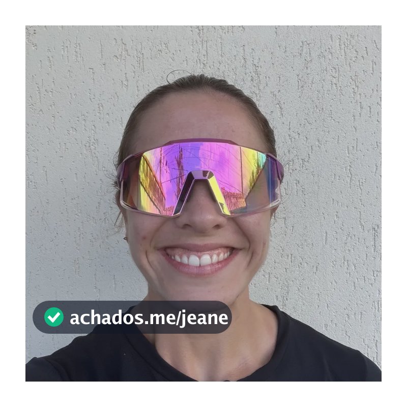 Óculos Esportivo Pulse X Rosa Baixa Pace® Não Aplicável Rosa