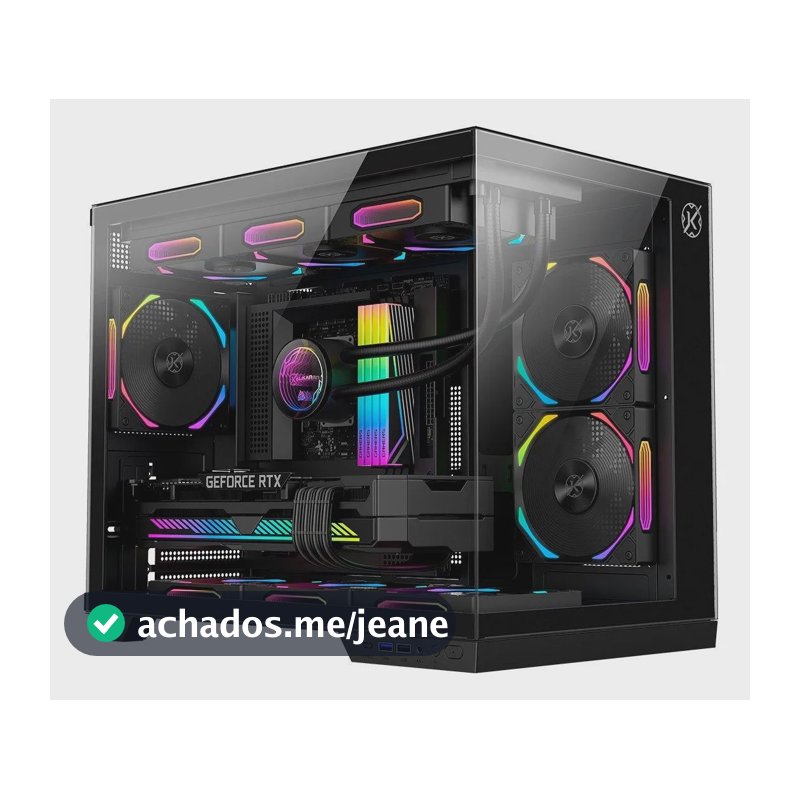 Gabinete Gamer Kalkan Saga Klk00043 M-atx Vidro Temperado
