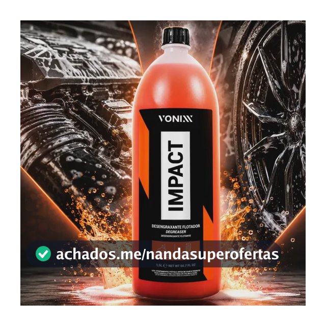 Limpador Universal Vonixx Impact 1.5l Motor Pneus Chassis