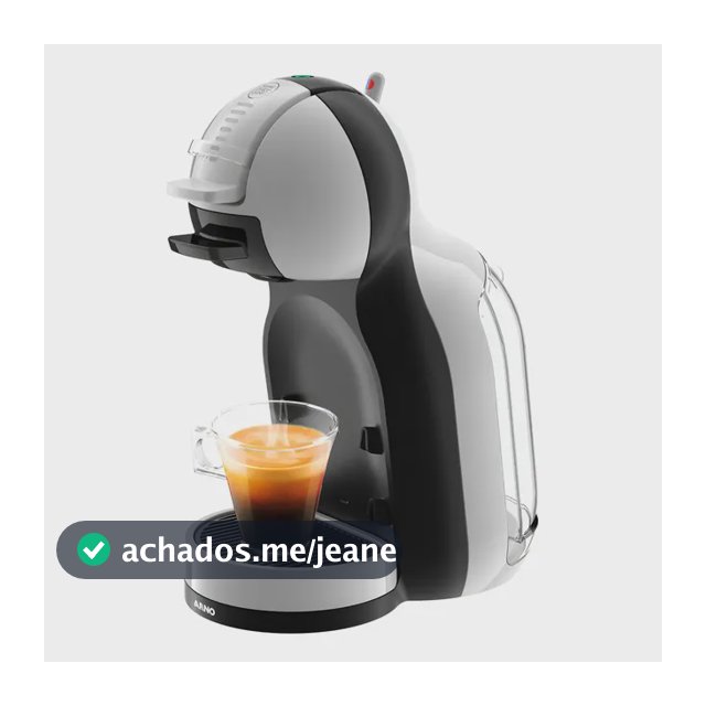 Cafeteira Nescafé Dolce Gusto Mini Me Cinza E Preta 110v Cor Preto