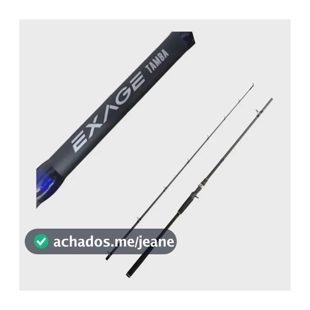 Vara De Pesca Para Carretilha Exage Tamba 50lb 2partes 2,40m