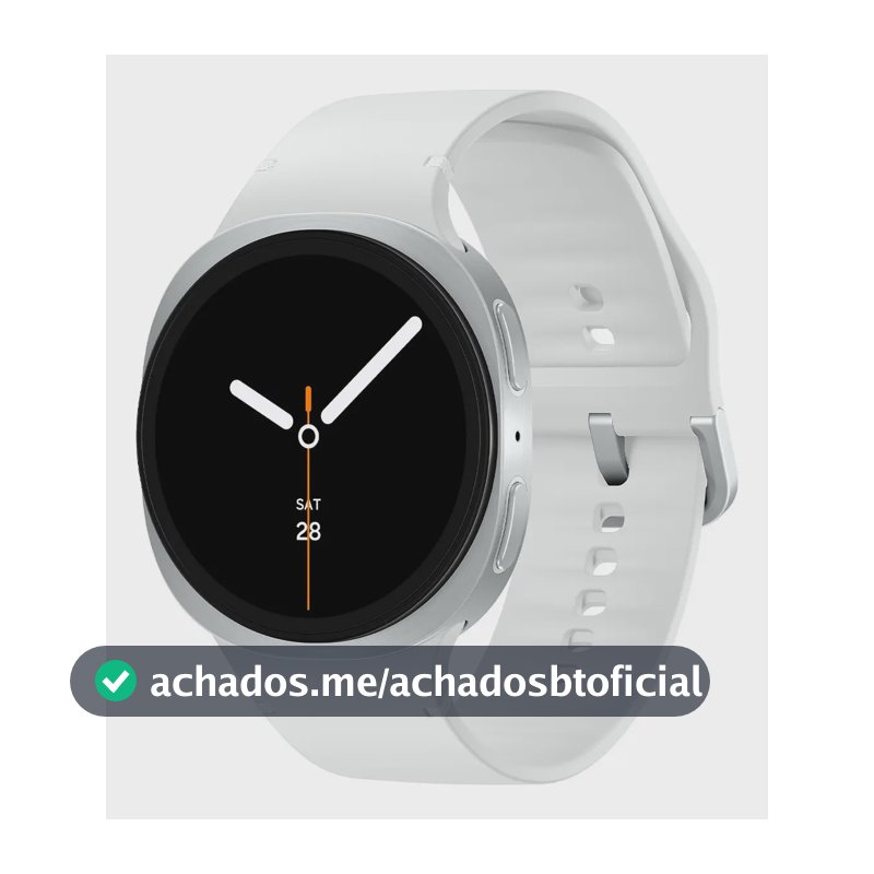 Smartwatch Samsung Galaxy Watch 8 40mm Prateado com Bluetooth e Wi-Fi