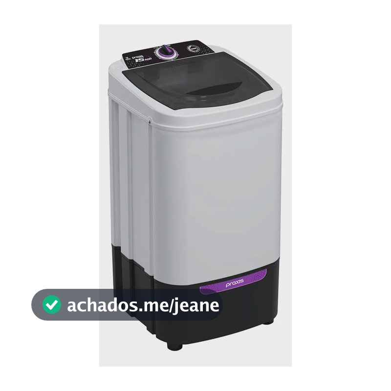 Centrífuga De Roupas 15kg Com Timer Praxis Cor Branco