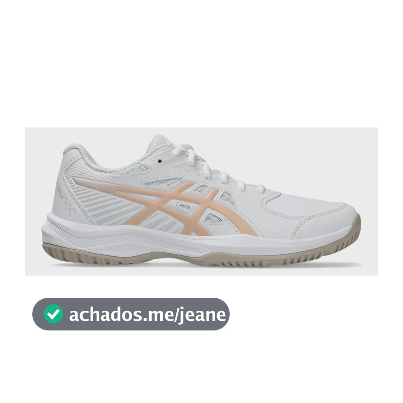 Tênis Feminino Court Slide 4 Asics Branco Liso 37 Br