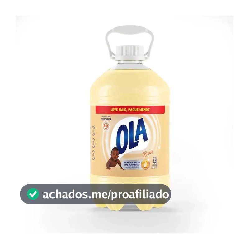 Lava Roupas Ola Bebê 3,8l
