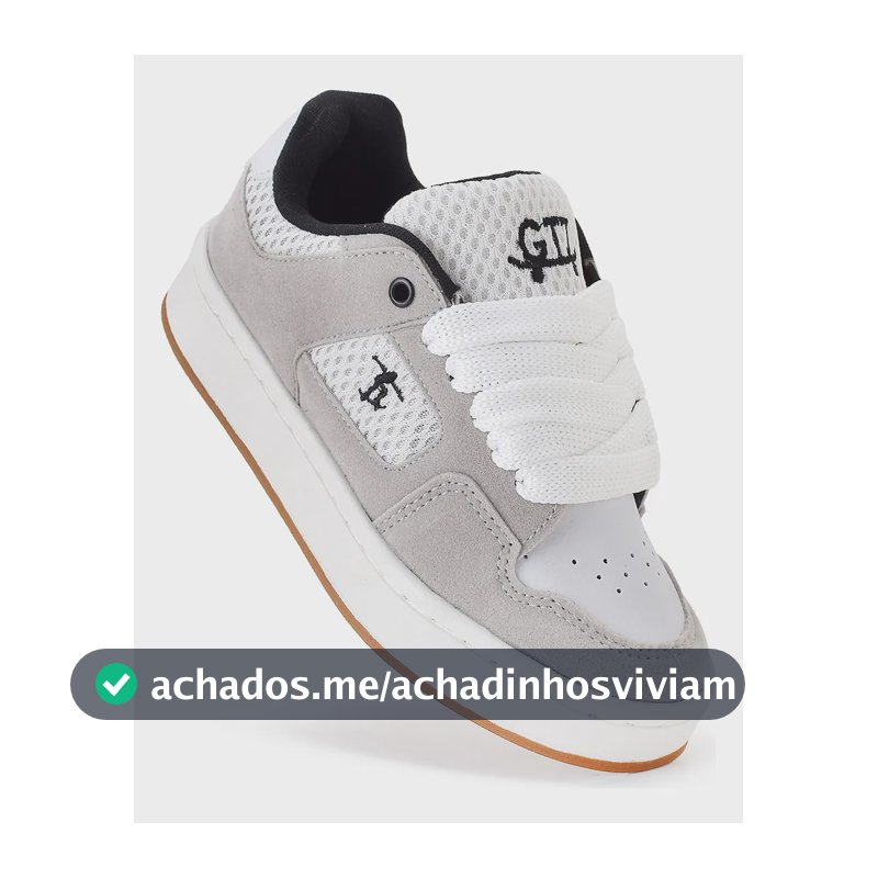 Tênis Infantil Menino Nylon Casual Esportivo Escolar Skate Cinza 35 Br