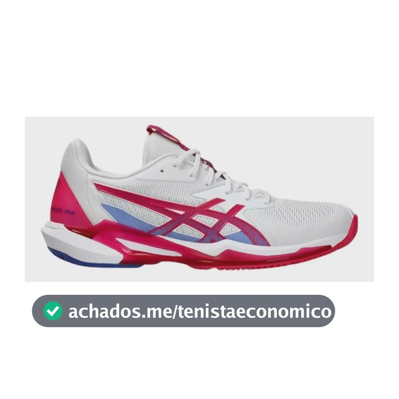Tênis Asics Solution Speed Ff 3 All Court Feminino Branco Lisa 38 Br
