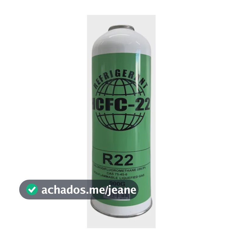 Gas R22 Lata 900g Ar Condicionado Split Refrigeração Auto