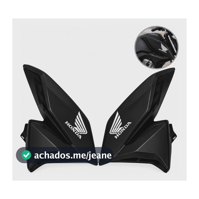 Carenagem Aba Asa Tanque Honda Cg Titan 160 2022 2023 2024 Preto