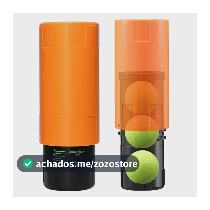 Protetor Da Bola Do Tênis Pressurizador Tennis Padel Bolinha Cor Laranja CELYON