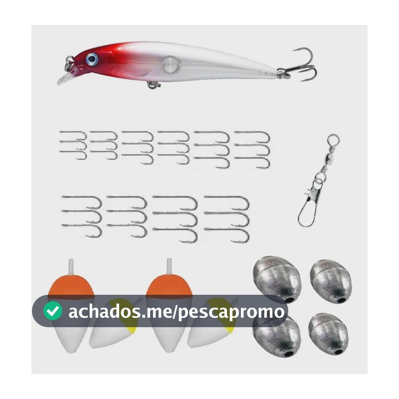 Kit Pesca Completo Albatroz JPW Marine Sports Argovia Machado