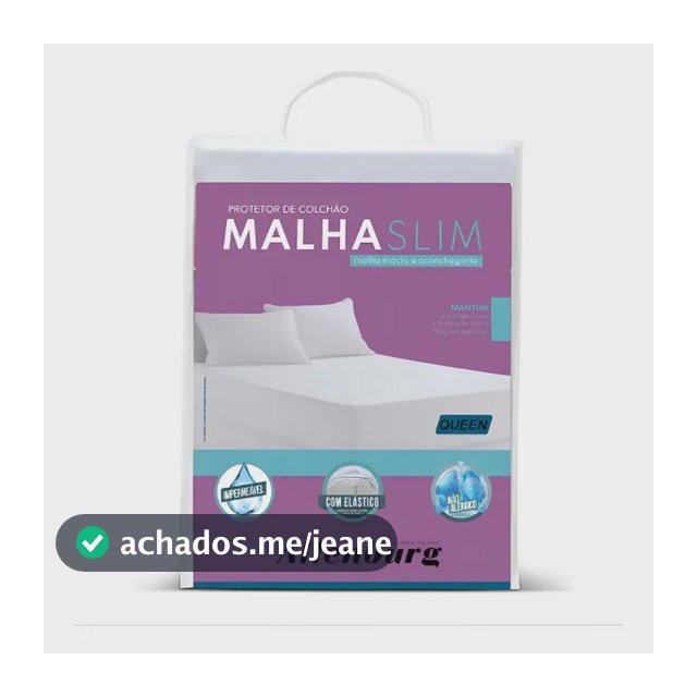 Protetor De Colchão Impermeável Malha Slim Queen Altenburg