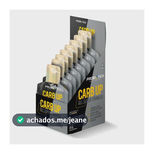 Carb Up Gel Super Fórmula - Caixa 10 Sachês - Probiótica