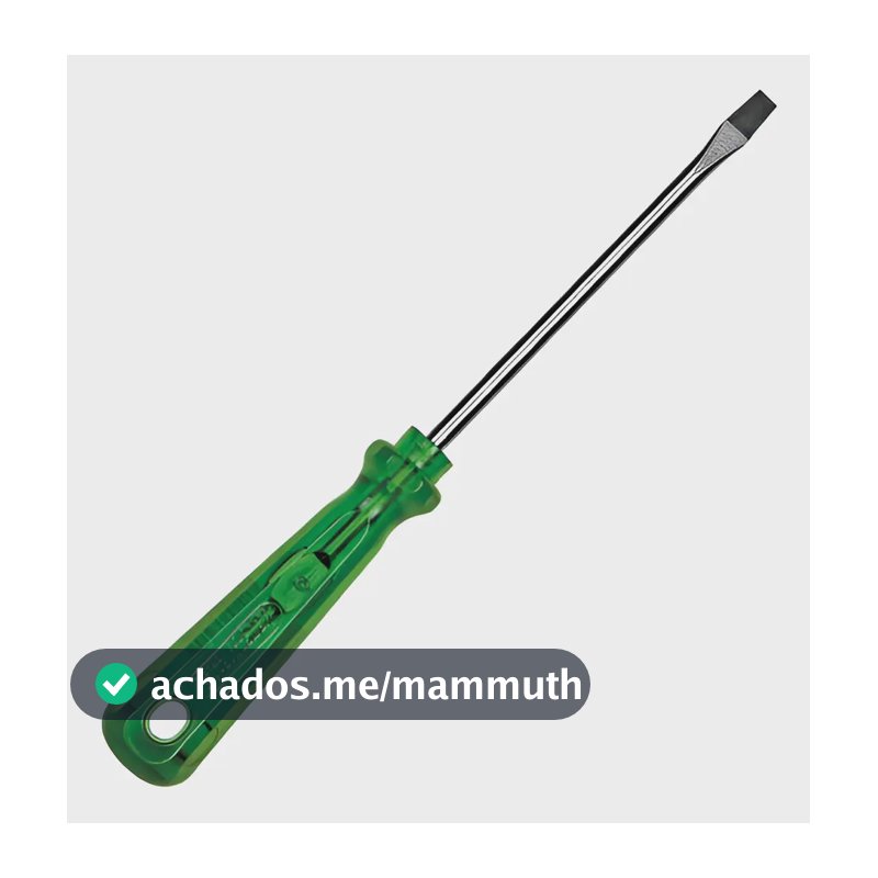 Chave Fenda Verde 9x350mm