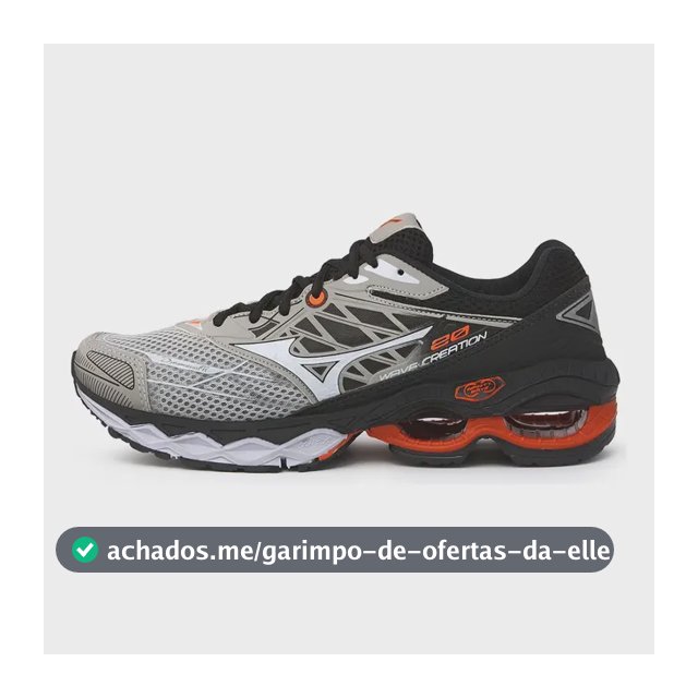 Tênis Mizuno Wave Creation 20 Original Academia Treino
