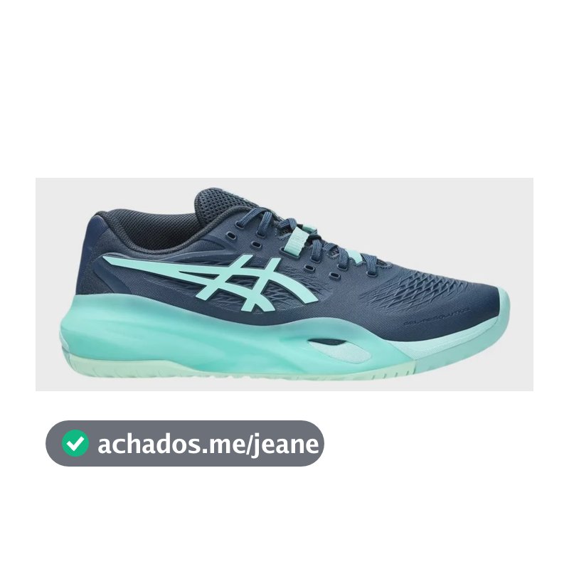 Tênis Asics Gel-resolution X All Court Masculino Marinho Liso 43 Br