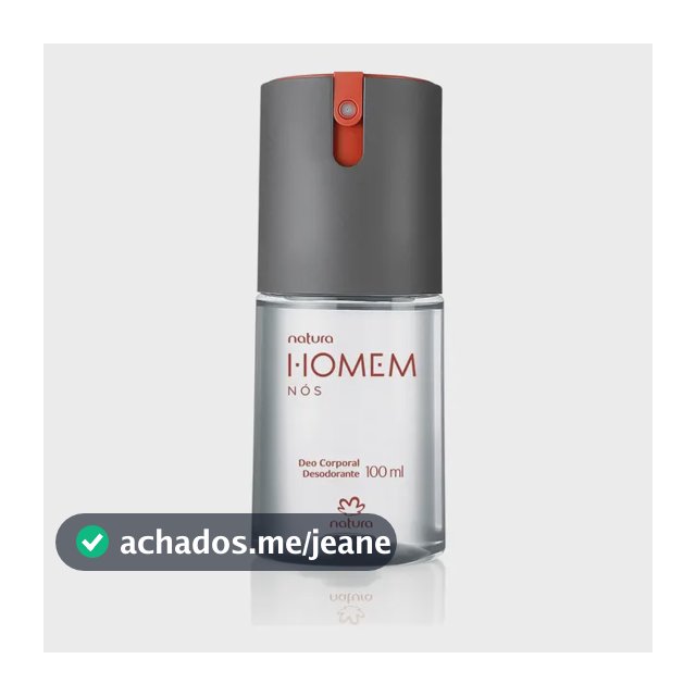 Desodorante Corporal Natura Homem Nós - 100ml
