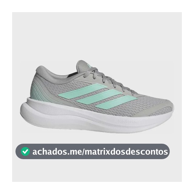 Tênis Feminino Runfalcon 6 adidas Cinza Liso 37 Br
