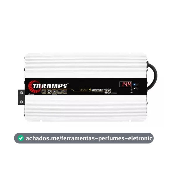 Fonte Automotiva 120 a 160 Amperes Smart Charger 120a Carregador De Baterias Inteligente Bivolt 120amperes Taramps