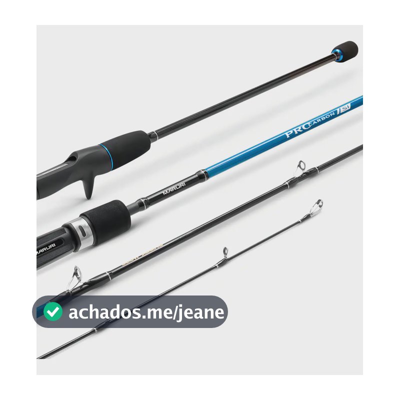 Vara Para Carretilha Pro Carbon Slow Jigging C632 1,90m Pe 1.5 2 Partes - Maruri
