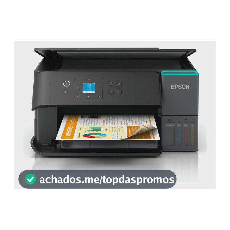 Impressora De Sistema Contínuo Epson L4360 Wi-Fi Jato De Tinta Cor