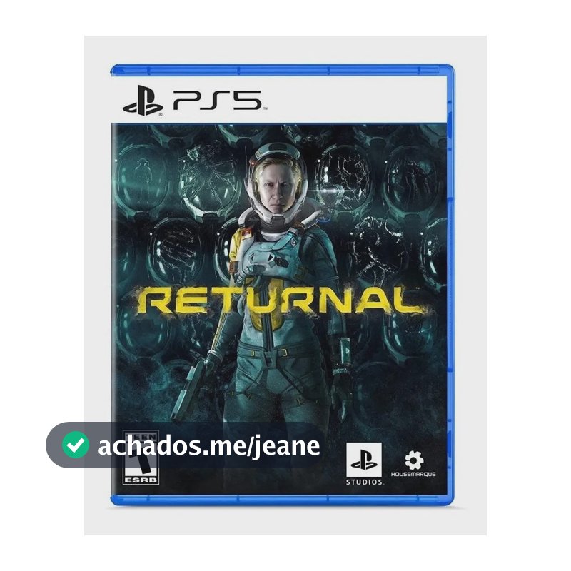 Jogo Returnal Ps5 Mídia Física Lacrado Português