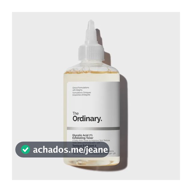 Toner The Ordinary Gliclic Acid 7% Esfoliante 100ml