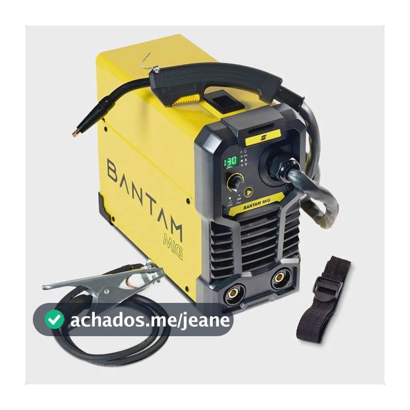 Máquina Solda Mig Inversora Esab Bantam Mig Bivolt 110/220v 127/220v