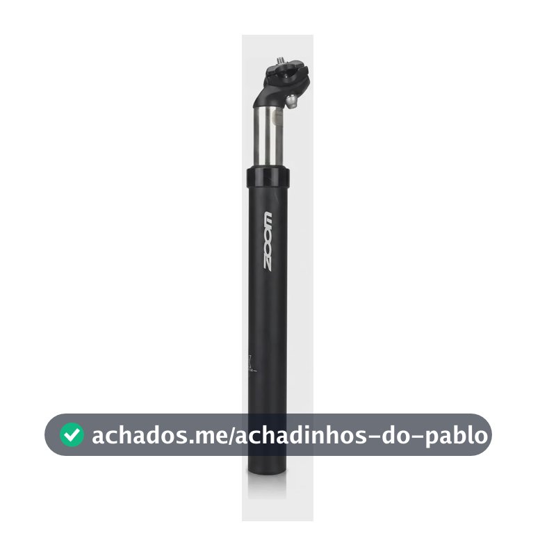 Canote Com Amortecedor Suspensão Bike 31.6x350mm Zoom