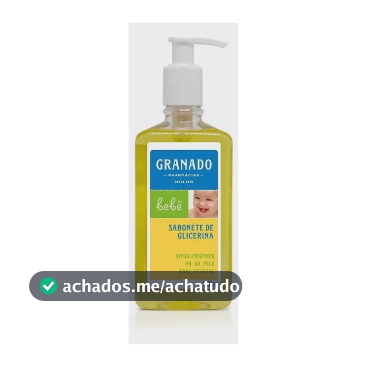 Sabonete líquido de glicerina tradicional Granado Bebê - 250mL