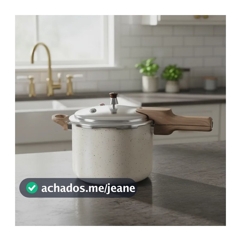 Panela De Pressão Fechamento Externo Presscook Marmol 6,8l - Mimo Style