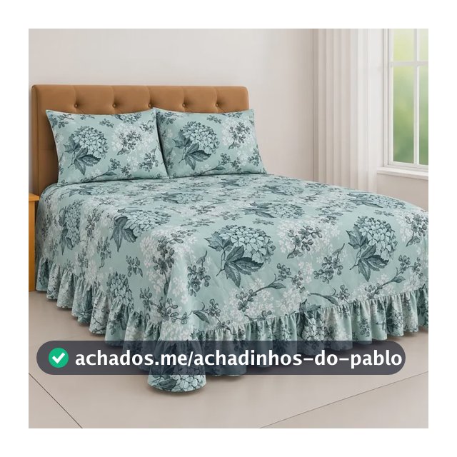 Colcha Cobre Leito Casal Queen Helena 400 Fios Toque Macio