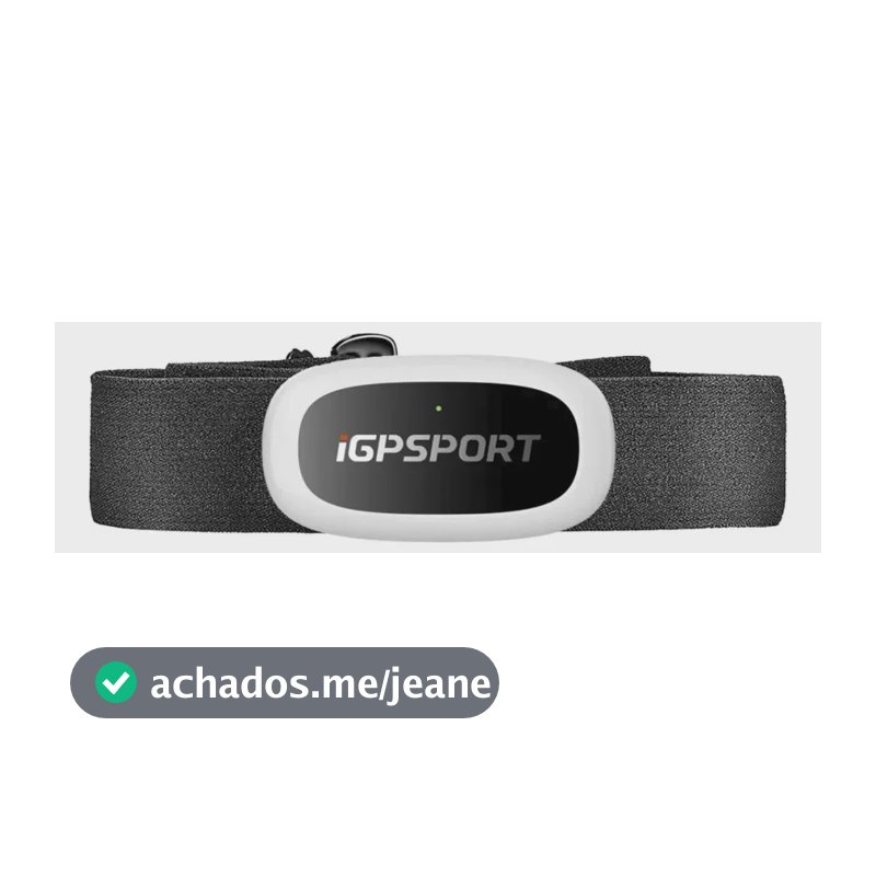Cinta Cardíaca Igpsport Hr50 Bluetooth Ant+ Garmin Bryton Branco Único