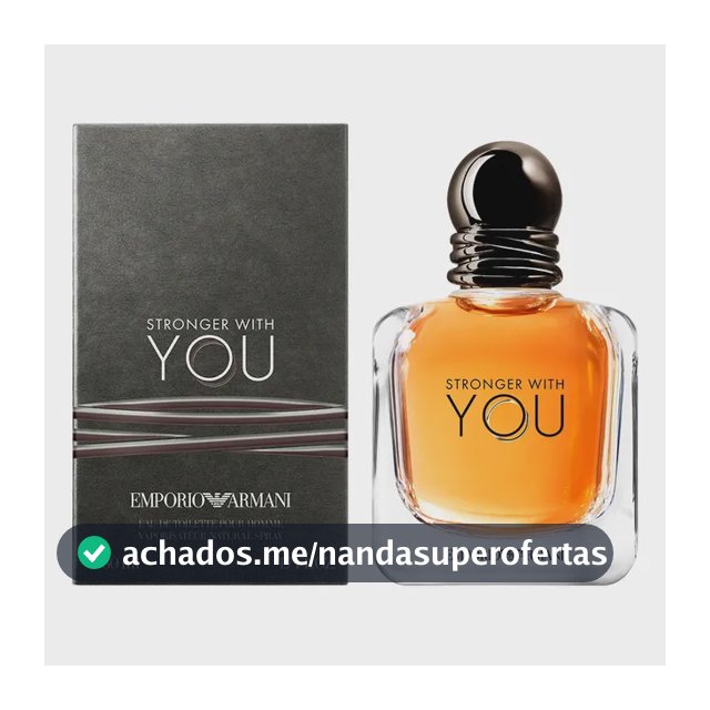 Armani Beauty Perfume Masculino Stronger With You Eau de Toilette 50ml