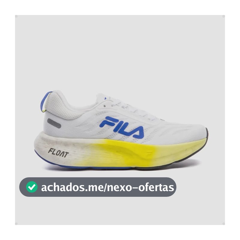 Tênis Fila Float Maxxi 2 Corrida Amortecimento Branco 40 Br