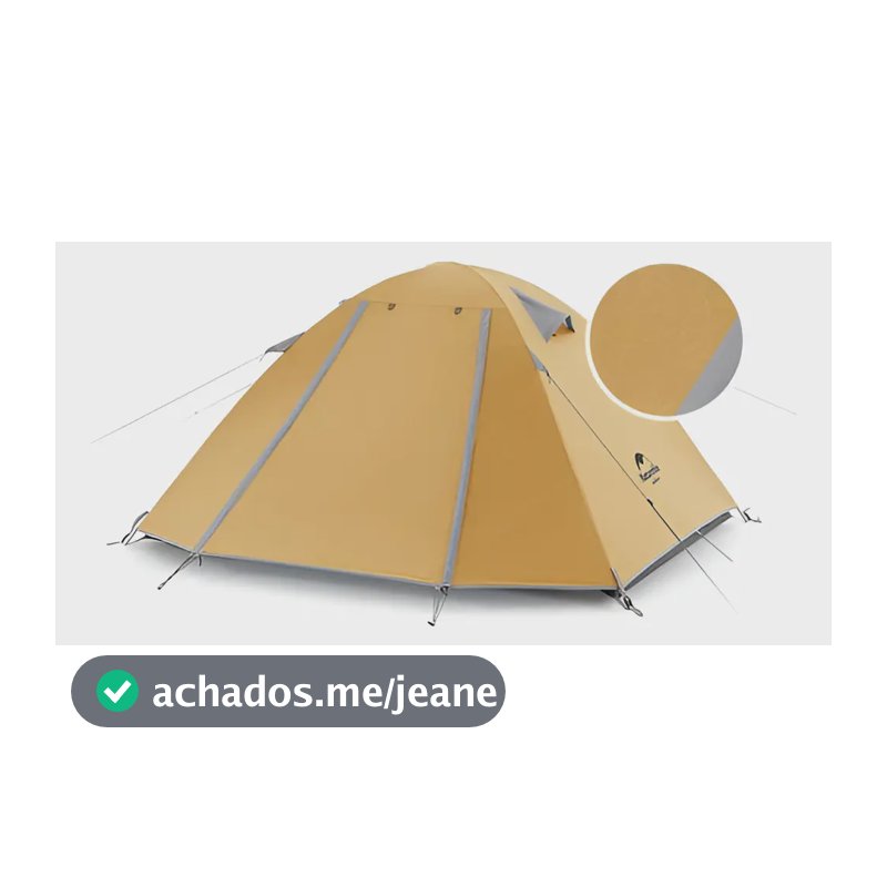 Barraca Naturehike Pro Series Alumínio 2p Upf50 Amarelo Amarelo