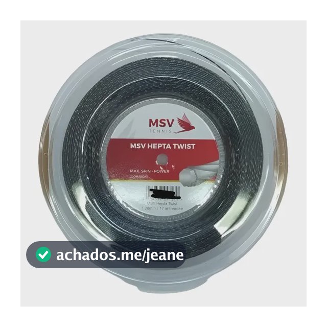 Msv Hepta Twist - 200m (1.15-1.30mm) Cordas De Raquete