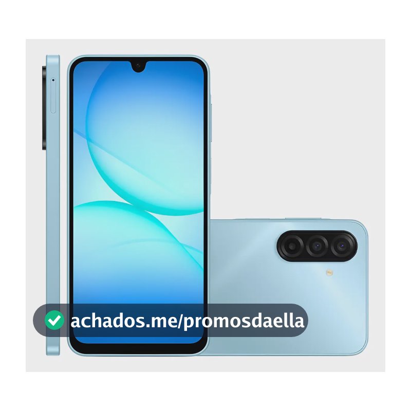 Smartphone Galaxy A17 Câmera Tripla 256 Gb 4g A175 Samsung Azul