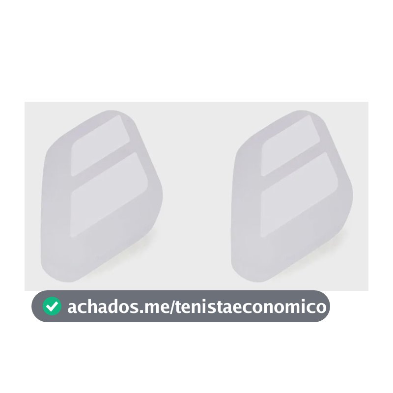 Kit 2 Antivibrador Babolat Raquete Tênis Dampener Branco