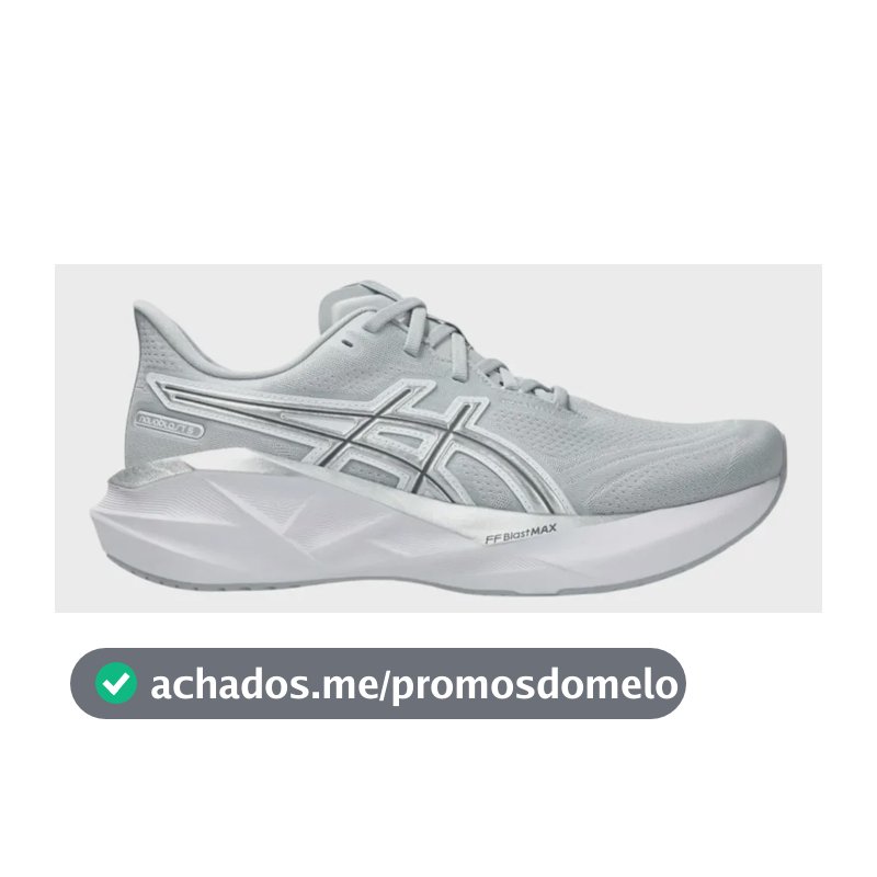 Tênis Asics Novablast 5 Atc Masculino Cinza Lisa 39 Br