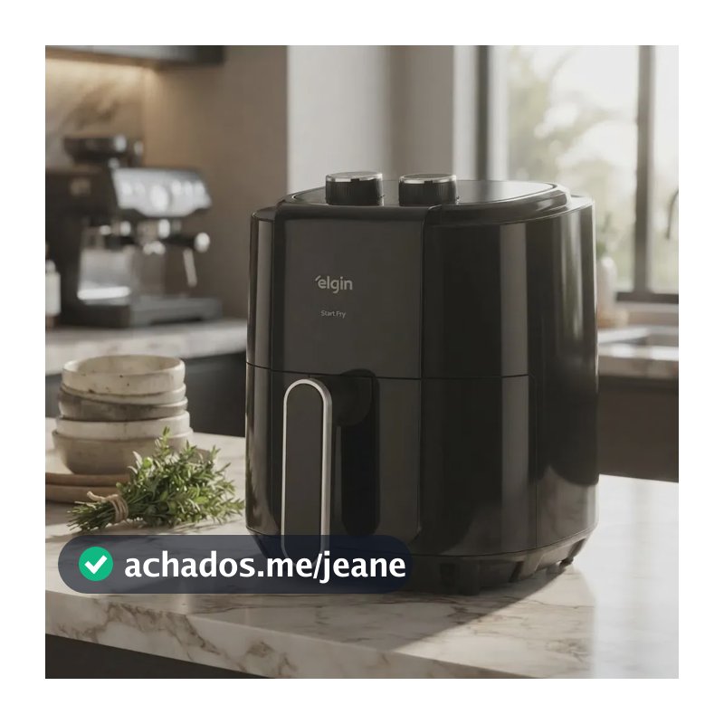 Fritadeira Air Fryer Elétrica Start Fry 3,5l Elgin