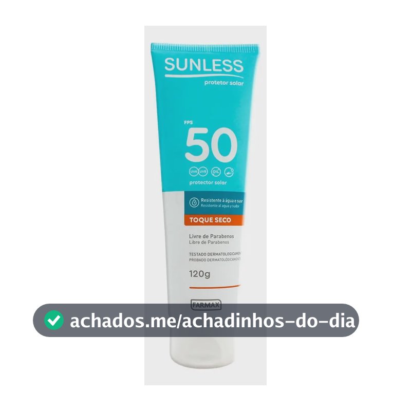 Prot Solar Fps50 Toque Seco Sunless Farmax 120g