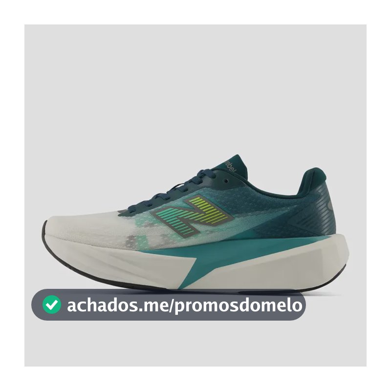 Tênis Fuelcell Rebel V5 - New Balance Verde Azulado Verde Escuro 40 Br