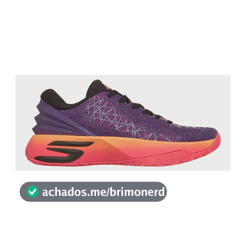 Tênis De Basquete Masculino Je 1 Skechers Roxo / Multicolor Liso 40 Br
