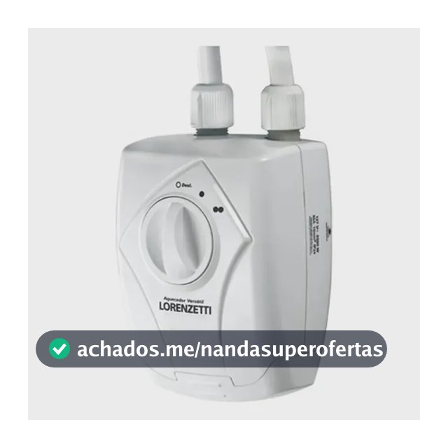 Aquecedor De Água Lorenzetti Elétrico Versátil Branco